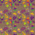 Mardi Gras Parade Elements on Brown Image