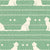 Chalk Cats Love Doodle Stripes - simple Two-Tones - Spring Rain Green Image