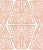 Geo (Mauve / Salmon on Cream) geometric tribal LARGE 12-48