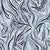Chaotic Zebra Stripes Strokes Animal Print in Blue Gray Shades Image