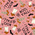 Boo Y'All Cowboy Ghosts and Skeletons Pink Image