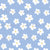 Ditsy Floral on Blue Image