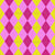 Argyle Pattern, Baby Pink Yellow Pink, Orange Stitching Image
