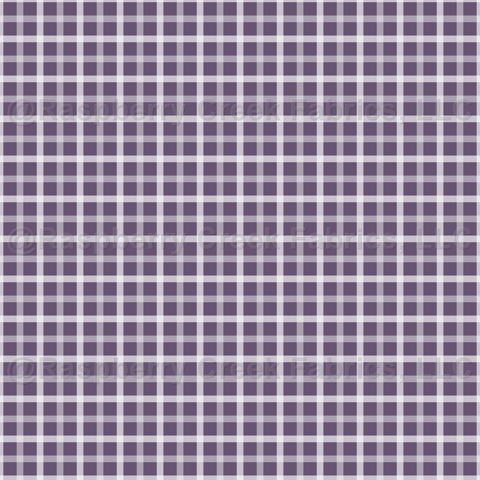 White Checked Heather Fabric, Raspberry Creek Fabrics