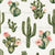Watercolor Boho Desert Cactus Floral Image