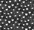 Dots and Hearts Black and White Image