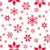 Snowflake Pattern, Red Snowflakes, Snow, White Image