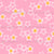 Yellow and white stars on pink Image
