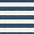 Nautical Navy and Cream Painterly Stripes - By The Sea Collection Image