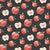 Watercolor Apples in Charcoal, Apple Season by JuneyB Design Image
