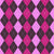 Argyle Pattern, Purple Pink Baby Pink, White Stitching Image