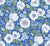 Summer retro flowers - blue Image