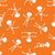 dancing skeletons in orange Image