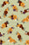 Autumn Floral Clusters in Burgundy Red, Mustard Yellow and Sage Green Image