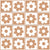 Groovy Girl Daisy Checkers Earthy Sand Tan Image