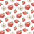 Watercolor Apples in White, Apple Season by JuneyB Design Image