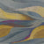 Golden mustard - grey - purple - abstract painting - wall hanging - flowing waves converge Image