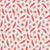 Chili Peppers with Decorative Daisies and Leaf Branches on Pastel Pink Image