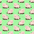 Cute Piglet, Piggies on Green Image