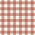 Dusty Rose and Off White Gingham Plaid Check Image