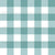 American Folksy Floral Turquoise Gingham Coordinate. Image