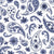 Paisley oriental floral pattern Image