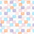 Watercolor checks, checker pattern, checkerboard, geometric, squares, pastel, blocks, easter, spring, summer, color Image