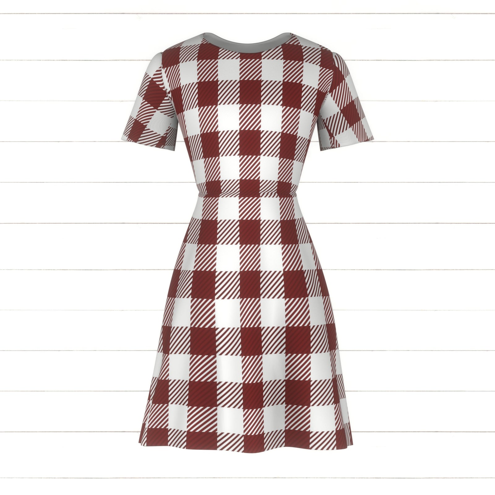 Red gingham twill, check, country gingham, Red, White, gingham, small gingham, farmhouse, vintage gingham, small checks, plaids, mini geometric, tiny gingham check, Tops, aprons, home décor, bedding