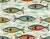 Retro Color Block Fish II ©studioxtine Image