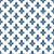 Fleur de Lis Pattern, French, Royal, Navy Blue on White Image