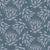 Abstract Textural Leaf Botanical Bush - Blue, Large Image