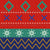 Horizontal Geometric Blanket Stripe in Red Navy Green Image