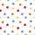 Colorful Polka Dots On White - Back To School Collection Image