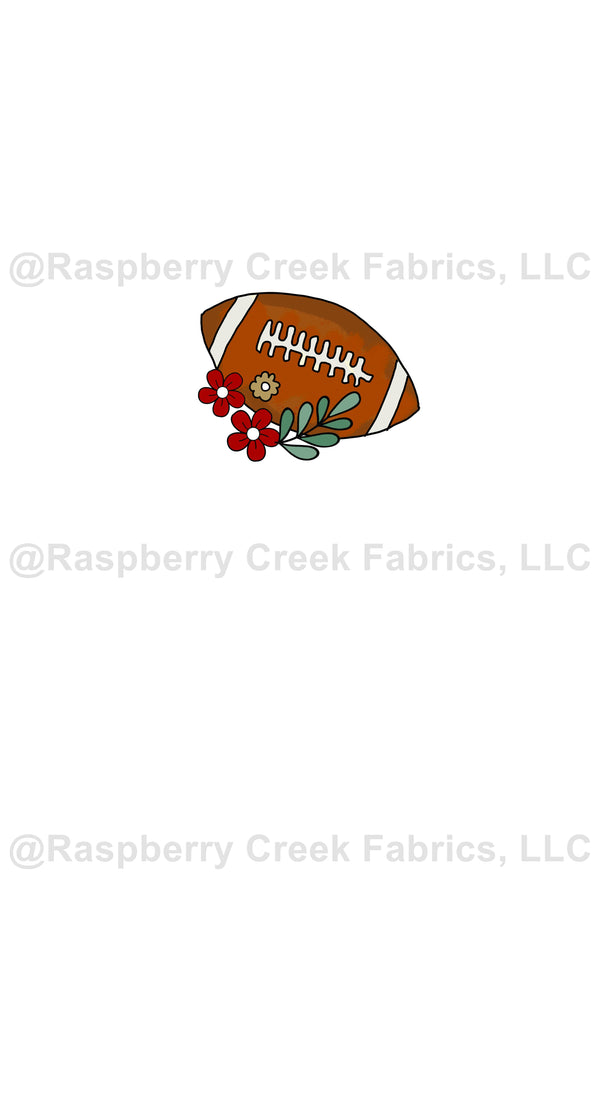 Team Spirit Football Panel in San Francisco 49ers Colors Red and Gold ...