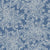 Floral Faux Lacework {Alabaster Off White on Federal Blue} Image