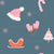 Oh, What Fun- Pink and Blue with snowflakes Image