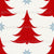 Nordic Christmas - Red Trees & Blue Nordic Star Image