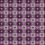 Faux Knitted Wool Gingham Retro Folk Nordic Warm Grandpa Style White and Color Hearts Violet Purple Image
