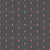 Halfdrop heart diagonal foulard in hand-drawn lineart – love leverage collection – gray pink-orange – Fun modern twist on the classic heart dots in a valentines color palette. Spread some love. Image