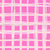 Hand Drawn Gingham Checkerboard Print for Girls in Hot Pink, Pale Pink and Peach Image