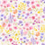 Vintage Wild Flowers in Vibrant Tones Hand-Painted in Watercolor Image