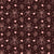 Teddy Bears and Strawberries Pink Line Art on Brown Image