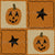 Vintage Jack O' Lantern and Stars Patchwork Check in Orange Image