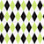 Lime green and black argyle with pink diamonds wallpaper Image