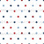 Patriotic Polka Dots on White Image