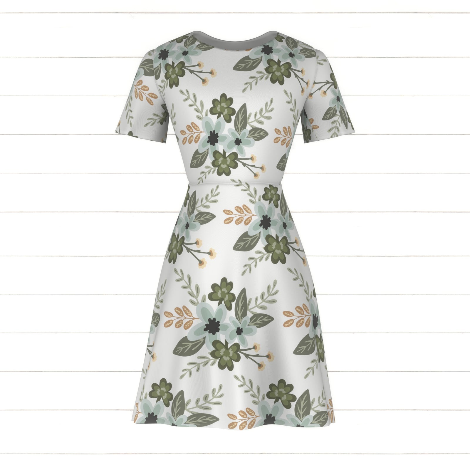 Wild Luck Shamrock Floral White