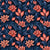 Orange Flowers Pattern Image
