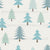 Blue christmas trees - watercolor style painted trees (winter dog park collection) Image