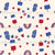 Independence Day - 4th July Popsicle Stars Rainbow Beige Image