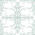 Pastel Florals Collection - Sea Glass and White Damask Image